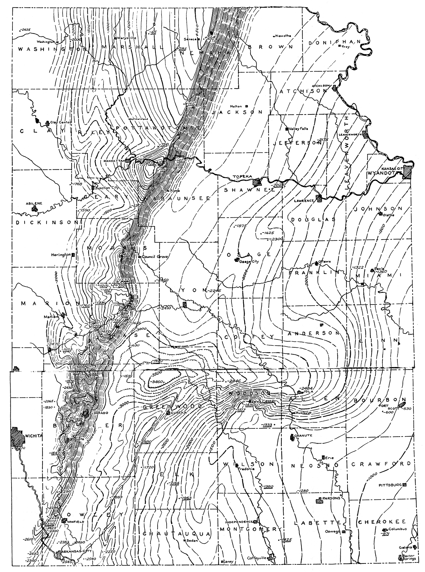 The Granite Ridge of Kansas.