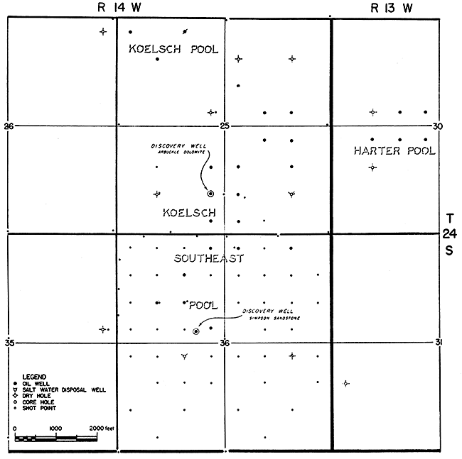 Discovery wells for Koelsch SE field.