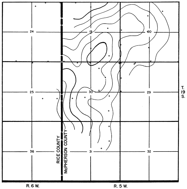 First seismic map on Cambro-Ordovician reflection.