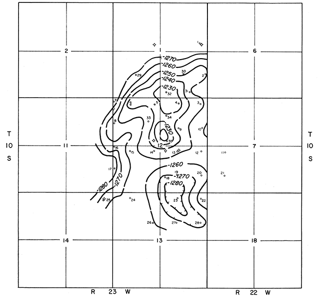 Conventional seismic map on top of Lansing.