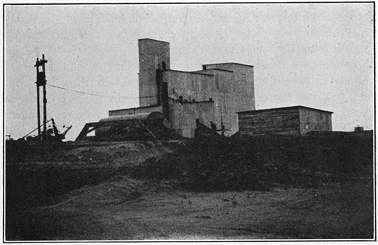 Black and white photo of Mill of Pumicite Company, Anthony, Kan.