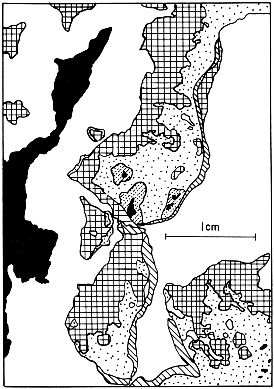 Drawing showing features of plate 2.