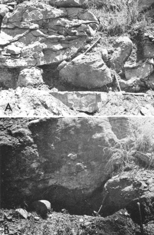 Black and white photos showing closeup from panorama.
