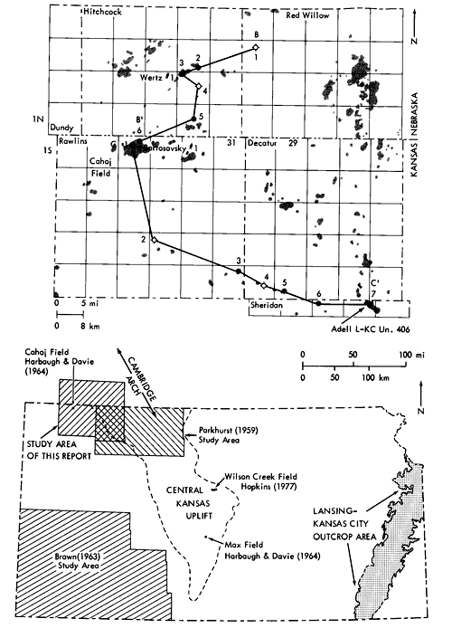 Brown studies SW Kansas; Parkhust studied Decatur, Norton, and Phillips counties; this study covers Rawlins and Decatur counties in Kansas and Hitchcock and Red Willow in Nebraska.