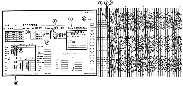 Example seismic record.