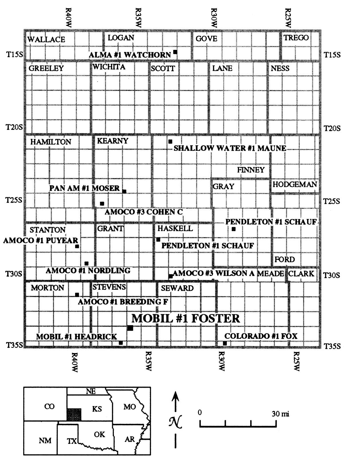 Log profiles observed in the Shore Airport in southwestern Kansas.