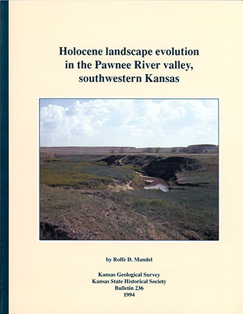Cover of the book; color photo of Pawnee River valley, cream border, black text.