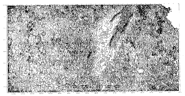 Second vertical derivative magnetic map of Kansas.