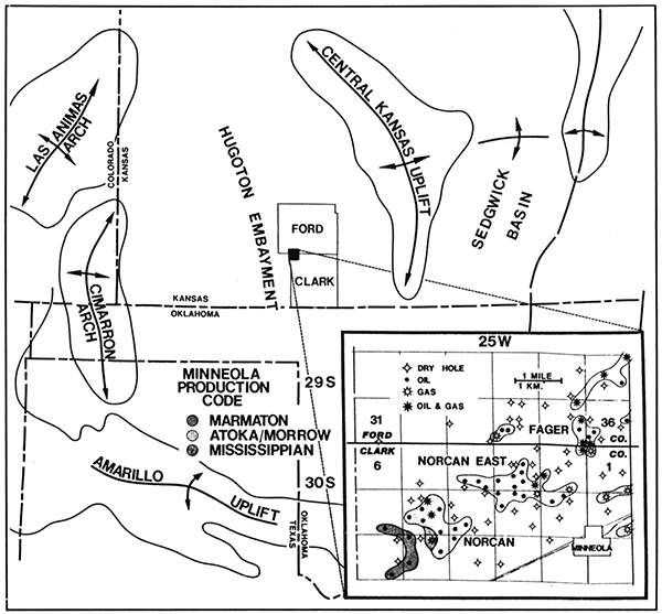 Index map of study area showing major tectonic features.