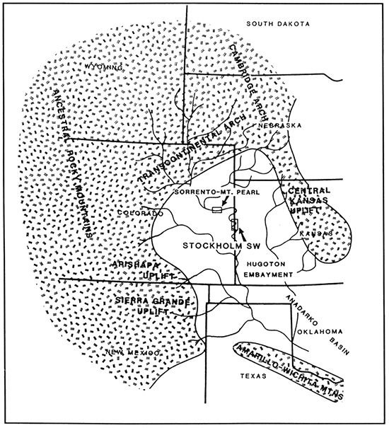 Morrow paleogeography map.