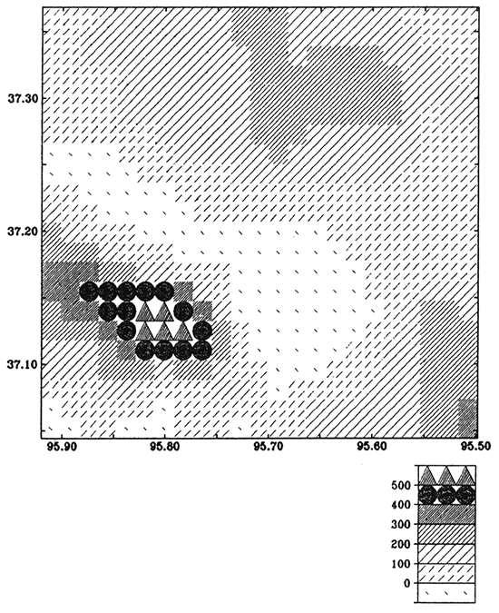 Inverse model from magnetic anomaly.