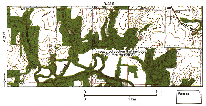 Map of part of 1958 (photorevised 1978) Fontana, Kansas, 7 1/2-minute quadrangle.