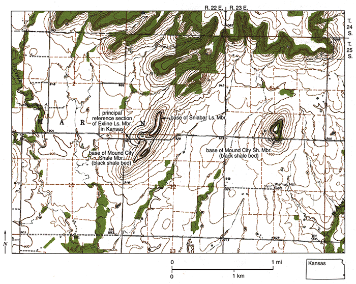 Map of part of Xenia, Kansas, 7 1/2-minute quadrangle.