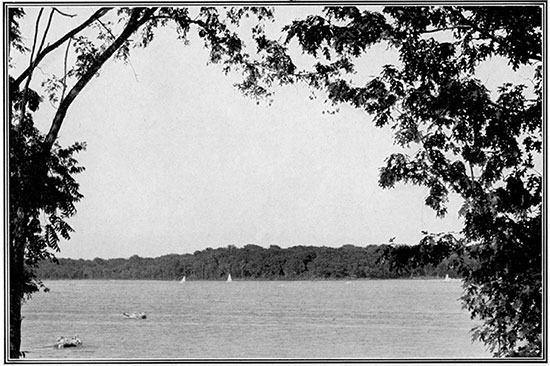 Black and white photos of Leavenworth County state park, near Tonganoxie.