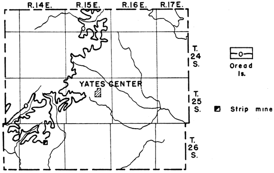 Strip mine in SW Woodson Co. along Oread Ls outcrop.