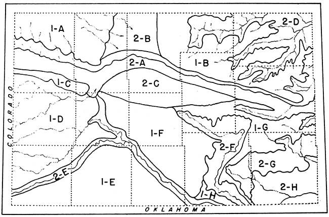 Physiographic divisions of southwestern Kansas.
