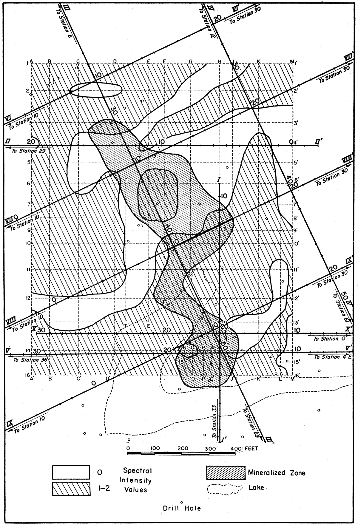 Map showing areal distribution of cobalt in the soil of the Walton area.