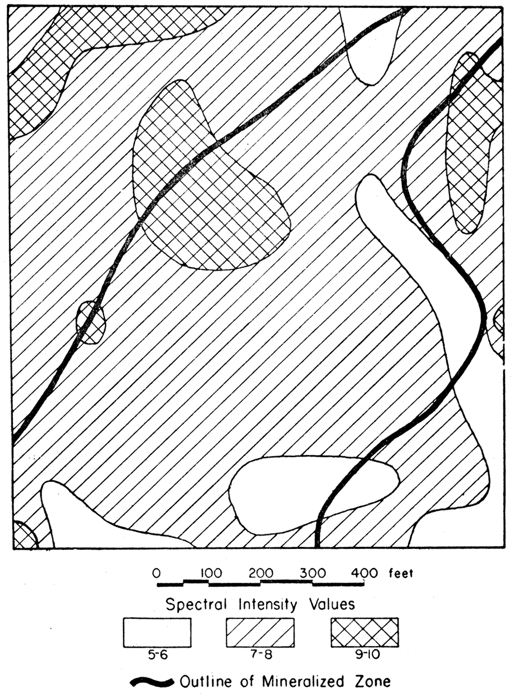 Map showing the areal distribution of manganese in the soil of the Swalley area.