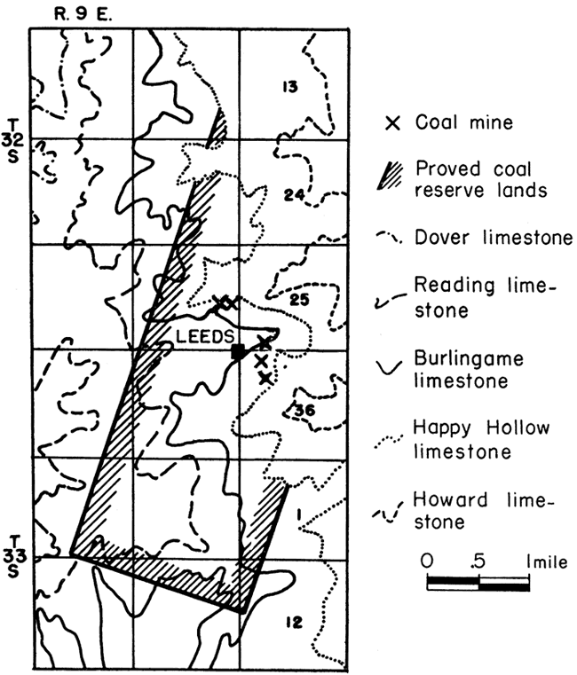 Leeds coal mining district, Chautauqua County.