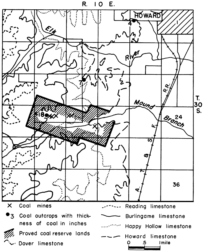 Howard coal mining district, Elk County.