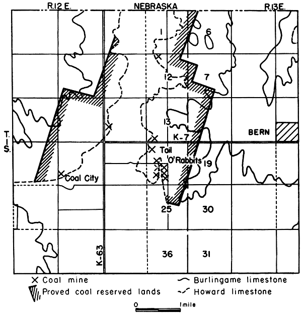 Bern coal mining district, Nemaha County, Kansas.