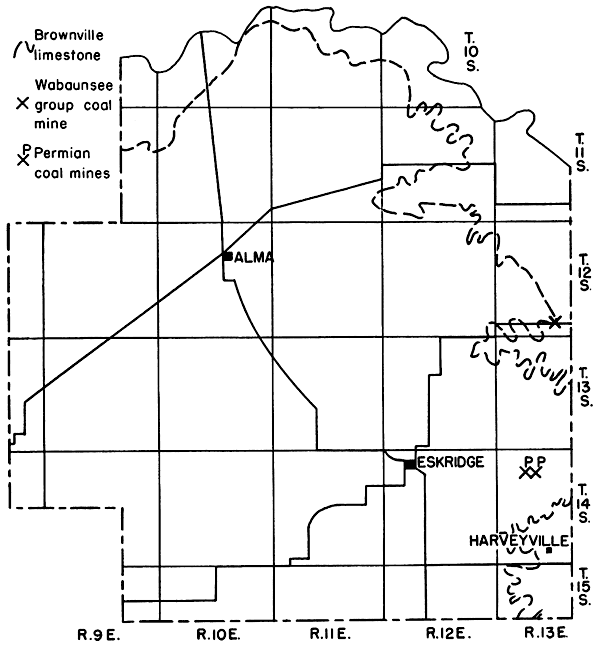 Coal mines of Wabaunsee County.