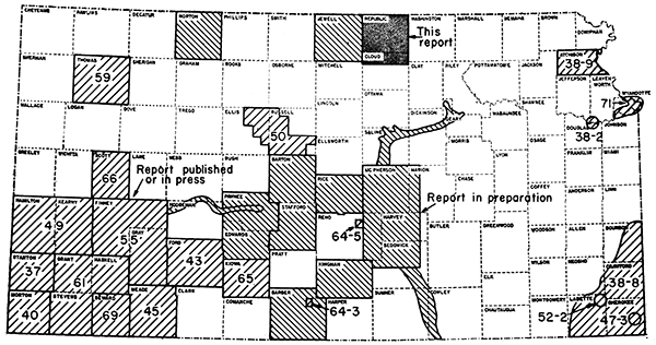 Republic and Could counties are location in north-central Kansas, just south of Nebraska and between Jewell and Washington counties.