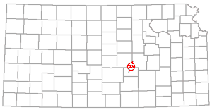 stretches from southeast McPherson to central Harvey counties