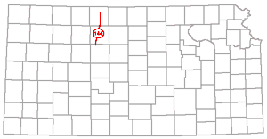 runs north-south from Ellis County to Phillips County