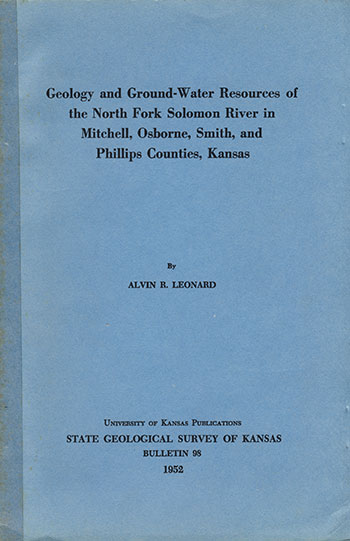 Cover of the book; blue paper with black text.