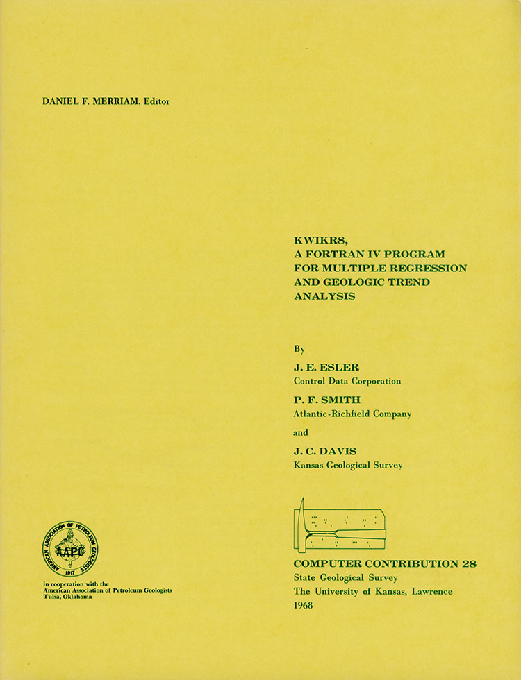 small image of the cover of the book; yellow paper with green text.