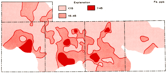 Fe highs in central Greeley, central Wichita, and SW and north-central Scott.