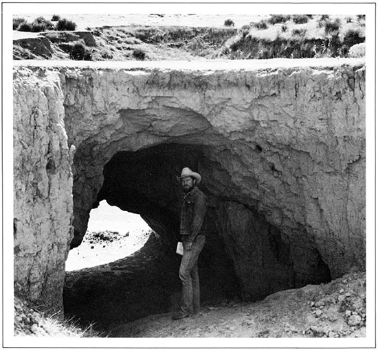 Loess Forms a Natural Bridge in Cheyenne County.