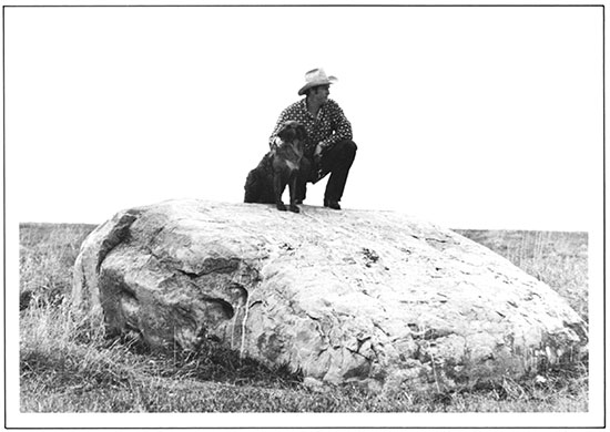 Glacial Erratic near Vermillion in Marshall County.