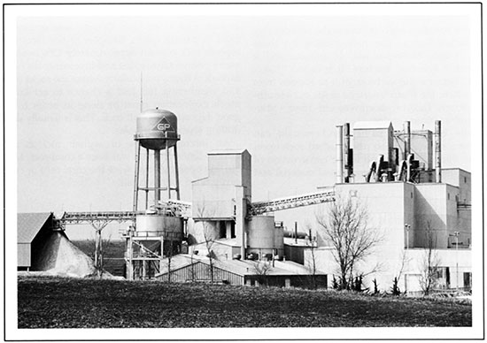 Gypsum Plant near Blue Rapids in Marshall County.