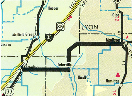 Location map. Teterville NE Drive.