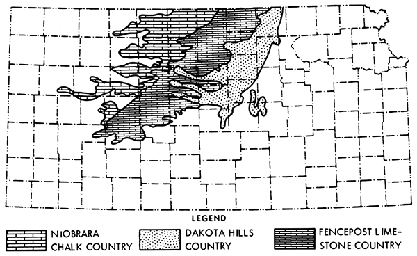 Subdivisions of the Smoky Hills.