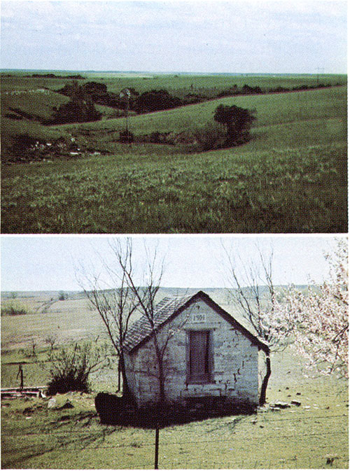 Flint Hills in spring.