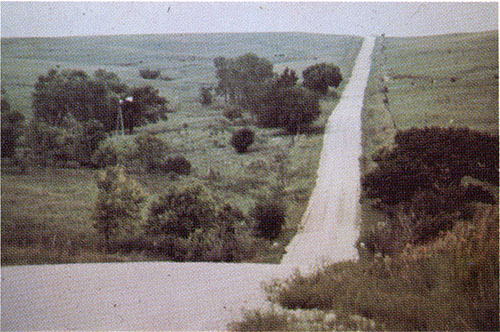 Scene on Skyline Scenic Drive, Wabaunsee County.