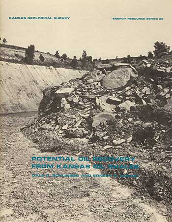 small image of the cover of the book; black and white photo of Weston Shale at Buildex Quarry in Franklin County, with blue text overlain.