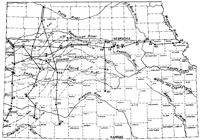 Sample locations mostly in west and north, with one set taken in Rice Co.