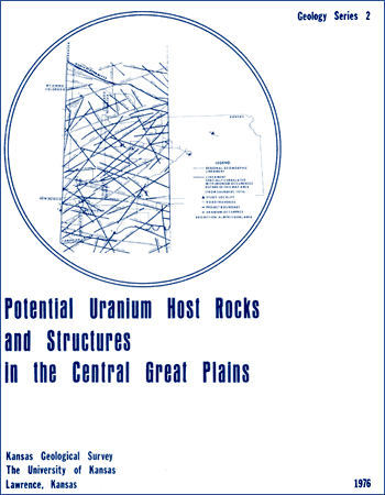 small image of the cover of the book; white paper with blue text blue graphic of Kansas map with regionallineaments.