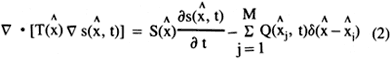 Boundary conditions based on transmissivity, drawdown, storage coefficient,  and well discharge.