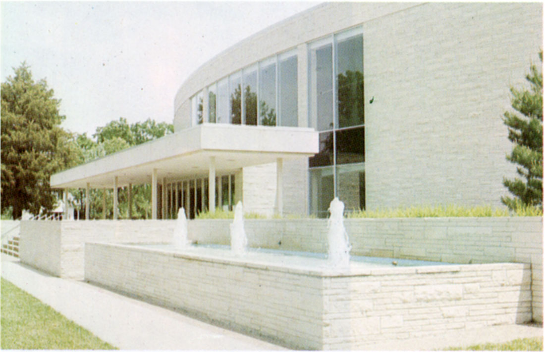 Color photo of Garvey Art Center, at Washburn University.