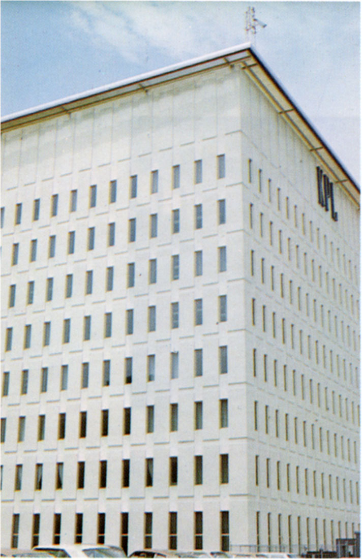 Color photo of Kansas Power and Light Building, Topeka.