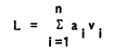 Log response equals sum from 1 to n of the product of porportion of the ith component and the log coefficient of the ith component.