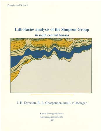 Cover of the book; white paper; green-blue text with a simplified image of a modeled cross section.
