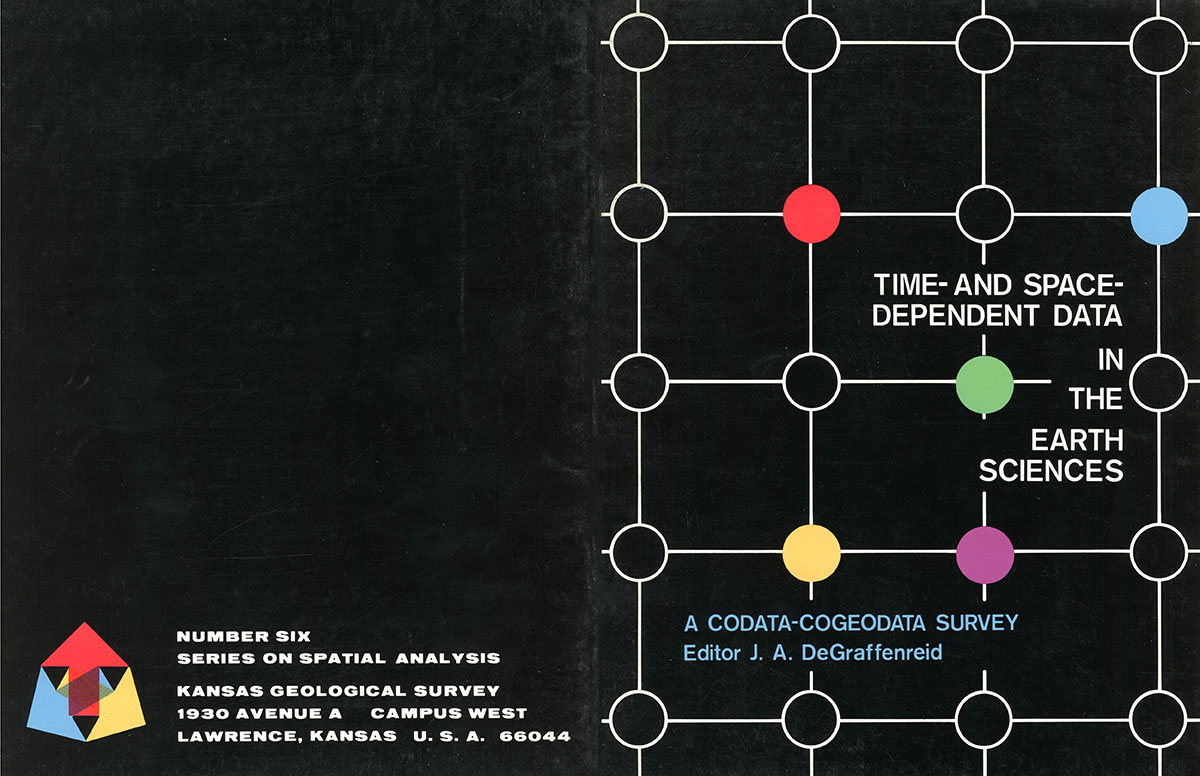 Cover of the book; black background, sketch of line-circle frame with some cells colored in, white and blue text.