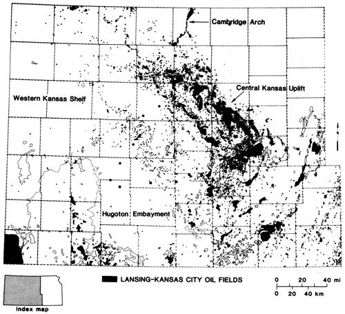Cores studied in west-central Kansas.
