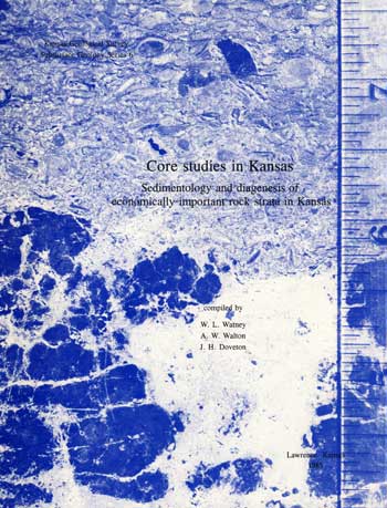 small image of the cover of the book; closeup of core and scale all printed in blue.